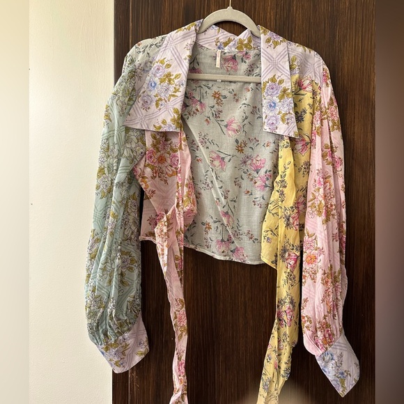 Free People Lucky Penny Wrap Top - Picture 7 of 9